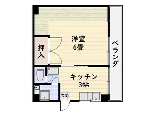 姶晋ビル【2階】の間取り