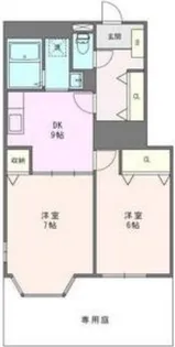 ビバリーヒルズ RYUKI【1階】の間取り