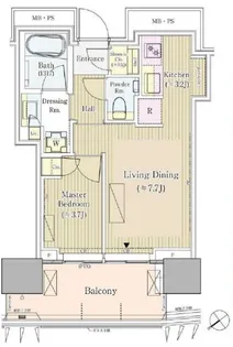 パークコート赤坂檜町ザタワー【14階】の間取り