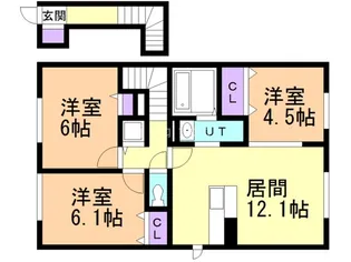 オルキス【2階】の間取り