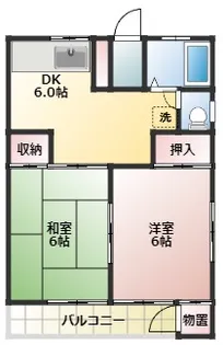 サンシャイン旭【2階】の間取り