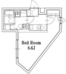 Bark Lane武蔵小山【4階】の間取り