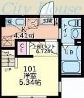 神奈川県大和市上草柳1【アパート】の間取り