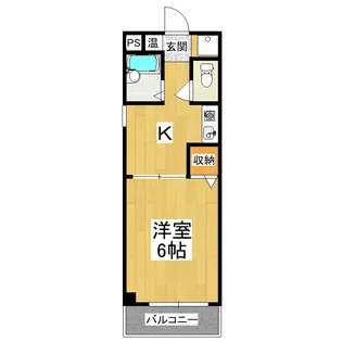 アーバンドゥ金剛【5階】の間取り