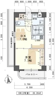 サーティラブ【3階】の間取り