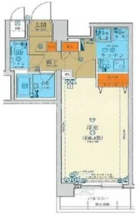 キャパシタス中野【1階】の間取り