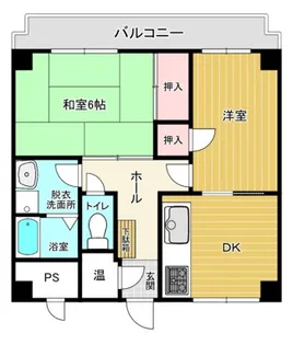 エバーライフ通町【4階】の間取り