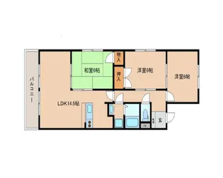 プレアール力丸I【4階】の間取り