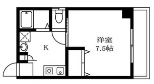 エテルノ明大前【4階】の間取り