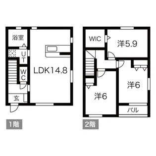 3LDKの間取り画像