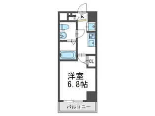 カインド四貫島【4階】の間取り
