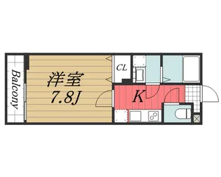 千葉県千葉市中央区道場南1【アパート】の間取り