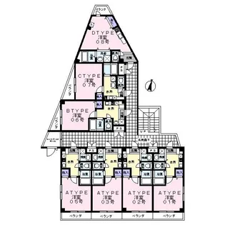 Scala Tsudanuma【3階】の間取り