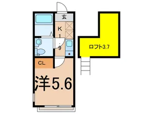 ソラナ横浜新子安【2階】の間取り