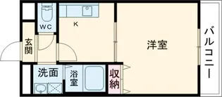 アムール Halekulani【2階】の間取り