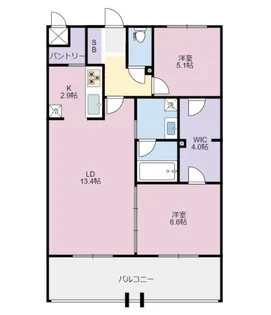 グランコート常三島【3階】の間取り