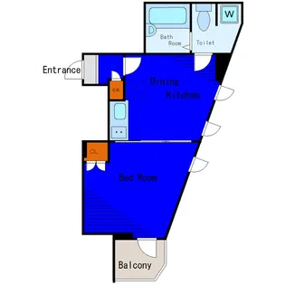 東京都大田区鵜の木1【マンション】の間取り