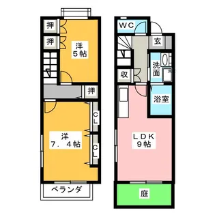 プライムメゾン有松【2階】の間取り