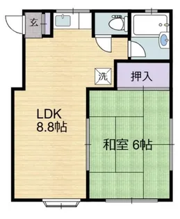 サンシティー【2階】の間取り