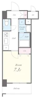 グランレーヴ東尾久【3階】の間取り