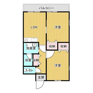 メルグランシェ【3階】の間取り
