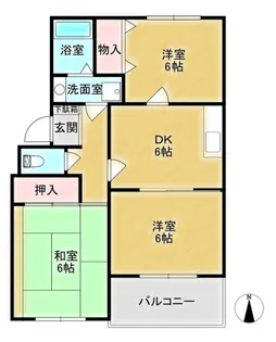サードプレステージ【3階】の間取り