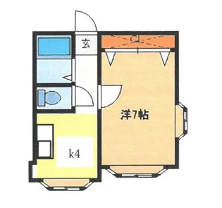 ホワイトキャッスル41番館【2階】の間取り