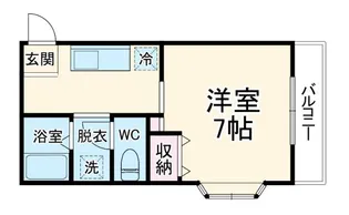 グランメールI【2階】の間取り