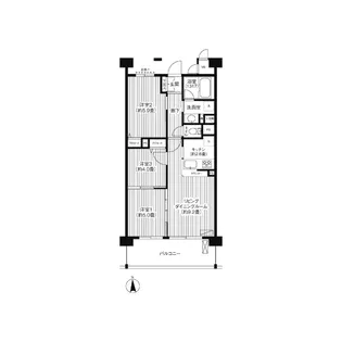 ピエス綱島【3階】の間取り