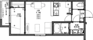 千葉県習志野市鷺沼1【アパート】の間取り
