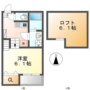 CRESTA【1階】の間取り