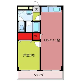 幸陽ビル【3階】の間取り