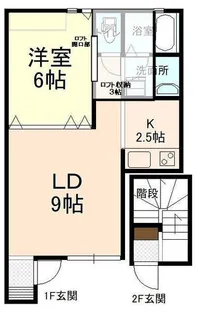 ラ・セレーネ【1階】の間取り