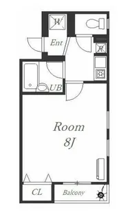 クローバーアベニュー【1階】の間取り