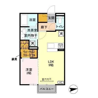 プレタポルテ【3階】の間取り