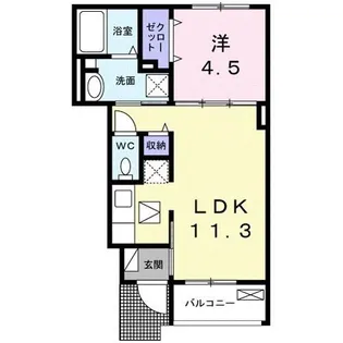 メゾン ナチュール【1階】の間取り
