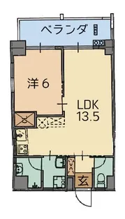 トーマスビル【4階】の間取り