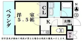 GreenCoatIII番館【2階】の間取り