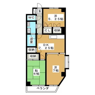 レピドール福田II【10階】の間取り