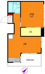 カーサ野原【3階】の間取り