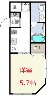 東京都品川区小山1【マンション】の間取り