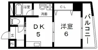 モンテノーム布施【7階】の間取り