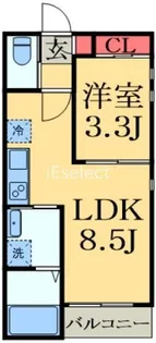 REGALEST浜野【3階】の間取り