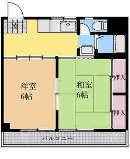 マンションルンビニーI【4階】の間取り