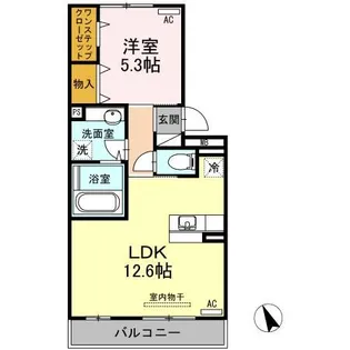 アプリコット【2階】の間取り