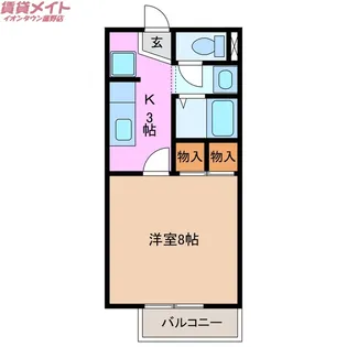 ドミール・N21【1階】の間取り