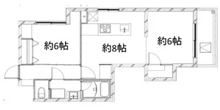 グランドブリックコート【2階】の間取り