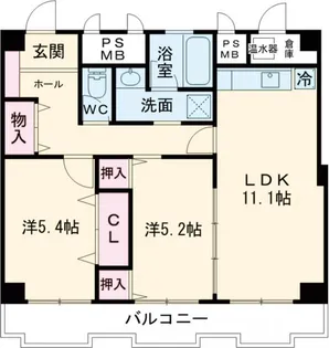 すずらん【2階】の間取り