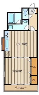 ディアコートワイ【5階】の間取り