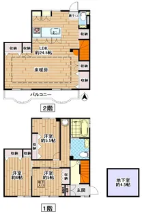 秋葉ハイツの間取り